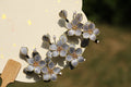 Handmade Velvet Flora Clip - Minimalist Artistic Flower Piece for Daily Office & Casual Chic