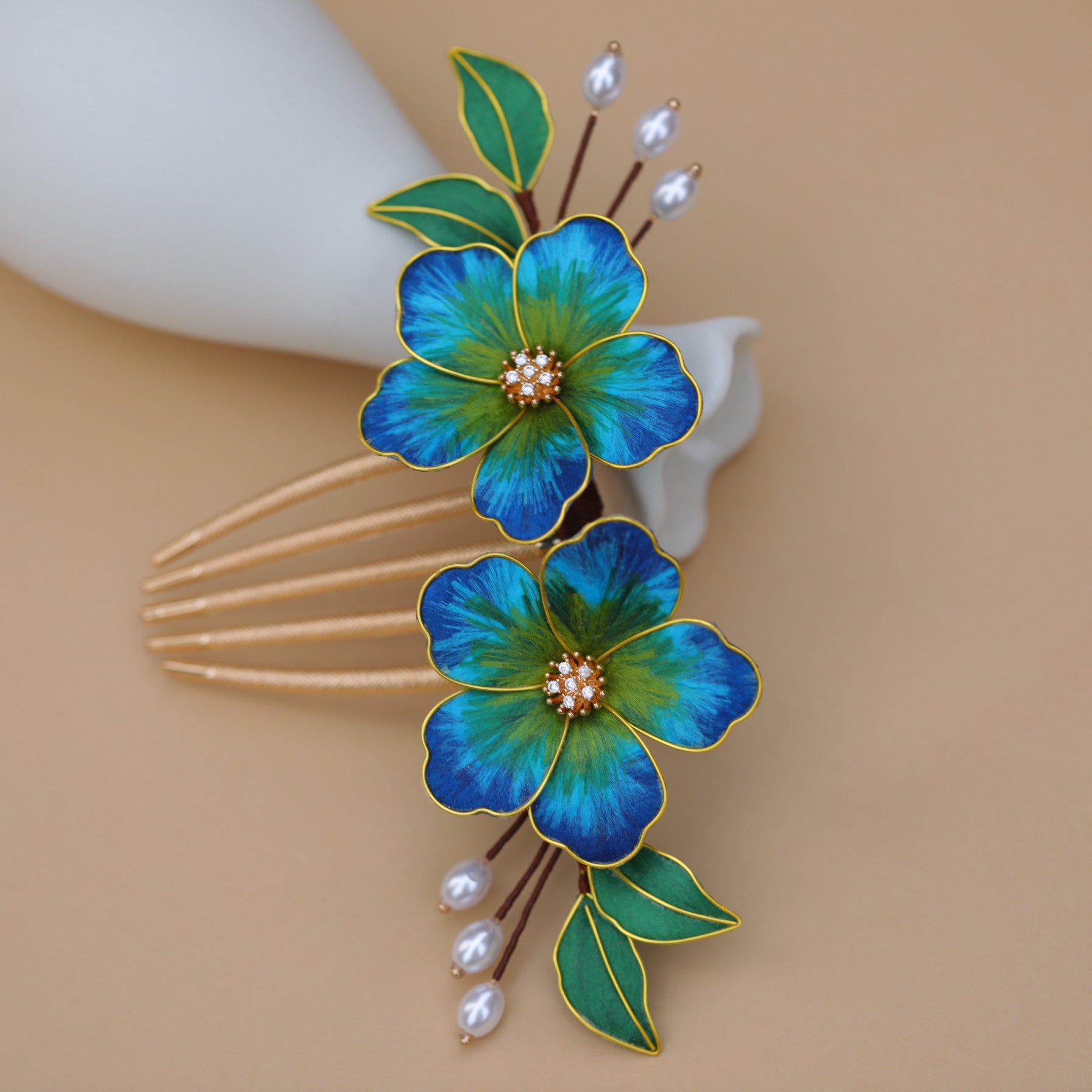 Exquisite Velvet Peony Hair Pin - Vibrant Artisan Silk Flower for Tea Parties & Garden Weddings