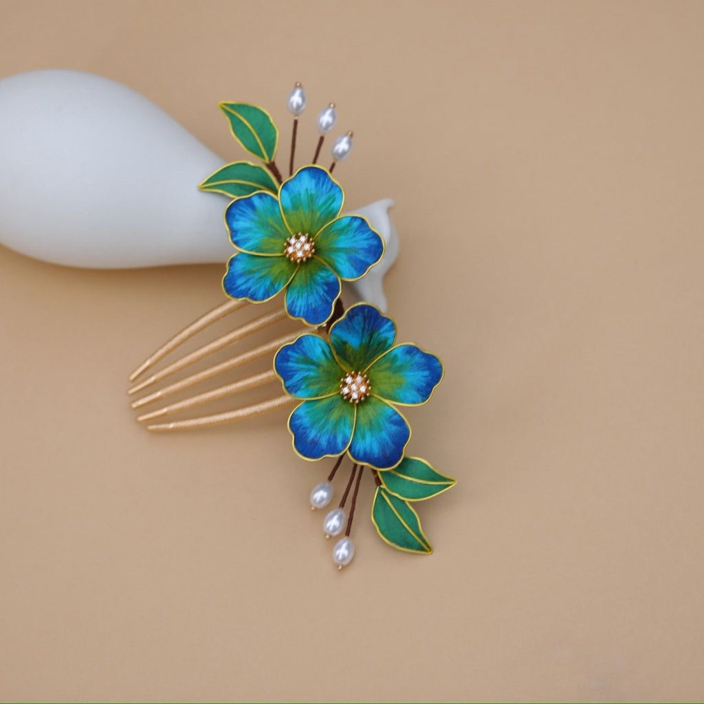 Exquisite Velvet Peony Hair Pin - Vibrant Artisan Silk Flower for Tea Parties & Garden Weddings