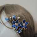Retro Acacia Velvet Hair Clip - Hand Weaved Workmanship, Classic Elegant Vibe for Dating & Banquet