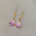 "The Blooming Muse" Silk Floral Earring & Clip Set - Ethereal Decor for Bridesmaids