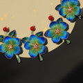 Boutique Silk Flower Hair Clip - 3D Botanical Artistry for Festivals & Cultural Events