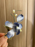 "Petal Soft" Mulberry Silk Hair Slide - Ethereal Heritage Art for Elegant Updos